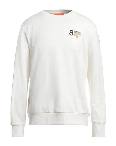 Suns Boards Man Sweatshirt White Size Xxl Cotton, Polyester