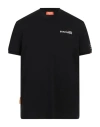 Suns Boards Man T-shirt Black Size 3xl Cotton, Elastane In Black