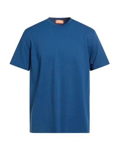 Suns Boards Man T-shirt Navy Size Xl Polyamide, Elastane In Animal Print