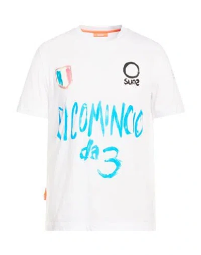 Suns Boards Man T-shirt White Size L Cotton