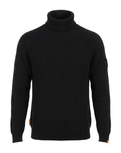 Suns Boards Man Turtleneck Black Size M Merino Wool, Acrylic