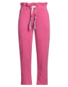 Suns Boards Woman Pants Fuchsia Size Xs Cotton, Polyester In Pink