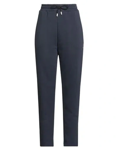 Suns Boards Woman Pants Navy Size L Cotton, Polyester In Blue