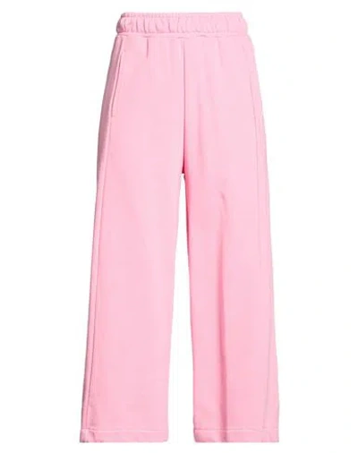 Suns Boards Woman Pants Pink Size M Cotton, Polyester