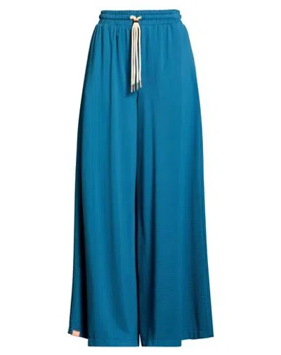 Suns Boards Woman Pants Slate Blue Size Xl Polyamide, Elastane