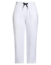 Suns Boards Woman Pants White Size Xl Cotton, Polyester