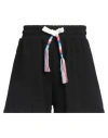 Suns Boards Woman Shorts & Bermuda Shorts Black Size S Cotton, Polyester In Black