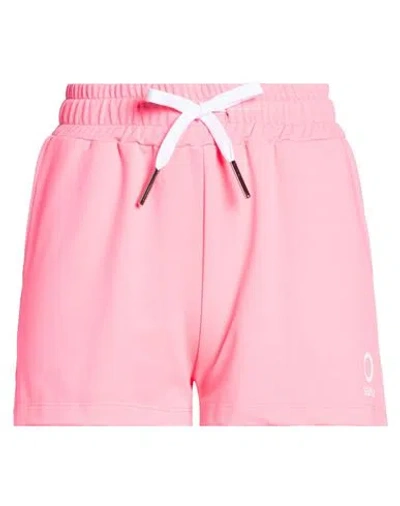 Suns Boards Woman Shorts & Bermuda Shorts Fuchsia Size L Polyester, Cotton, Elastane In Pink