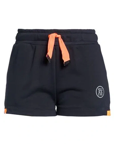 Suns Boards Woman Shorts & Bermuda Shorts Midnight Blue Size L Cotton