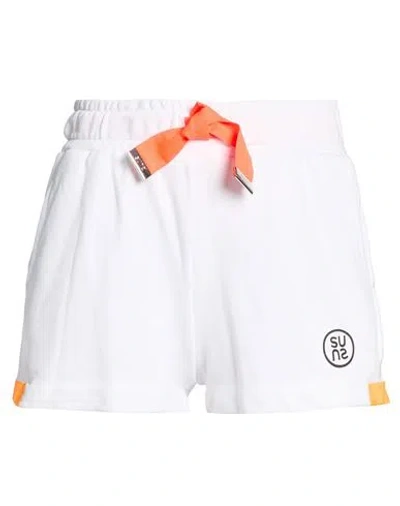 Suns Boards Woman Shorts & Bermuda Shorts White Size Xs Cotton
