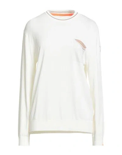 Suns Boards Woman Sweater Ivory Size S Viscose, Polyamide, Polyester In White