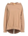 Suns Boards Woman Sweatshirt Camel Size M Cotton, Polyester In Brown
