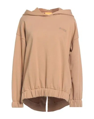 Suns Boards Woman Sweatshirt Camel Size M Cotton, Polyester In Brown