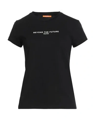 Suns Boards Woman T-shirt Black Size S Cotton