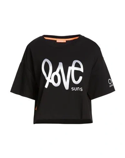 Suns Boards Woman T-shirt Black Size Xs Cotton