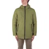 Suns Green Polyester Jackets & Coat In Green