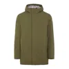 Suns Green Polyester Jackets & Coat In Green