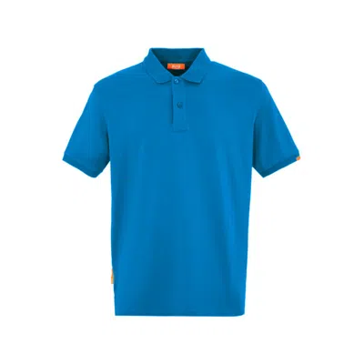 Suns Light Blue Cotton Polo Shirt