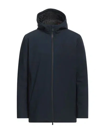 Suns Man Jacket Midnight Blue Size L Polyester In Blue