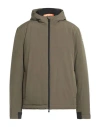 Suns Man Jacket Military Green Size L Polyester, Elastane