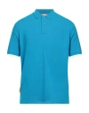 Suns Boards Man Polo Shirt Light Blue Size L Cotton, Elastane