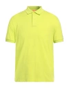 Suns Boards Man Polo Shirt Lime Green Size Xl Cotton, Elastane In Green