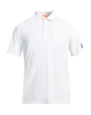 Suns Boards Man Polo Shirt White Size 3xl Elastane, Polyamide