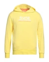 Suns Man Sweatshirt Yellow Size M Cotton, Polyester