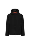 Suns Men's Jacket  Flaminio Micro Black In Black