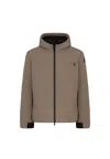 Suns Men's Jacket  Aurelio Velour Fossil In Grigio Neri E Grigi