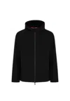Suns Men's Jacket  Flaminio Micro Black In Nero Neri E Grigi