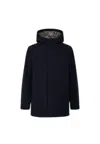 Suns Men's Jacket  Fur Dark Blue In Blue