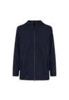 Suns Men's Jacket  Nomentano Micro Dark Blue In Blue