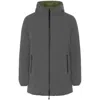 Suns Gray Polyester Jackets & Coat In Gray