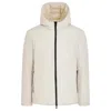 Suns Polyester Jackets & Men's Coat In White