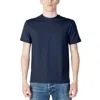 Suns Blue Polyester T-shirt