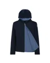 Suns Reversible Jacket Man Dark Blue-avion In Blue