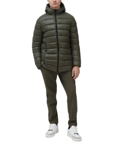 Suns Reversible Stretch Nylon Parka Featuring Quilted In Black