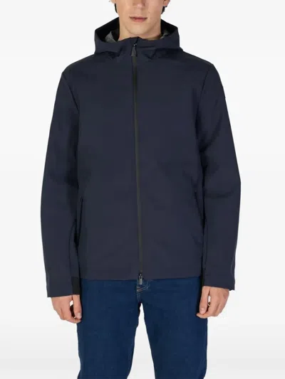 Suns Softshell Hooded Jacket In Blue