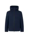 Suns Technical Blue Jacket With Protective Hood In Multi