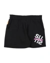 Suns Boards Toddler Girl Shorts & Bermuda Shorts Black Size 6 Cotton, Polyester In Black