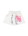 Suns Boards Toddler Girl Shorts & Bermuda Shorts White Size 6 Cotton, Polyester In White