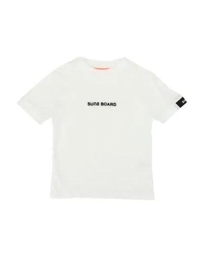 Suns Babies'  Toddler Girl T-shirt White Size 6 Cotton