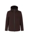 Suns Versatile Double-layer Waterproof Jacket In Brown