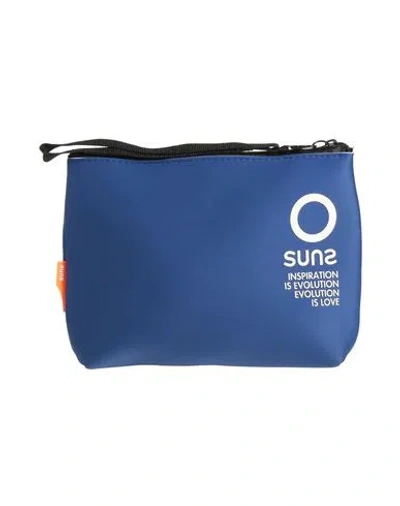 Suns Woman Handbag Blue Size - Textile Fibers In Blue