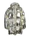 Suns Woman Puffer Platinum Size L Polyester In Grey