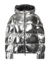 Suns Woman Puffer Silver Size M Polyester