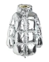 Suns Woman Puffer Silver Size Xs Polyester