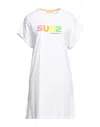 Suns Short Dresses In White