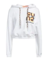 Suns Boards Woman Sweatshirt White Size L Cotton, Polyester In White
